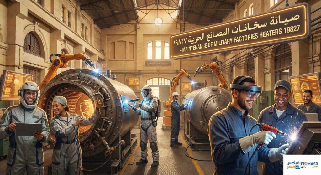 صيانة سخانات المصانع الحربية
