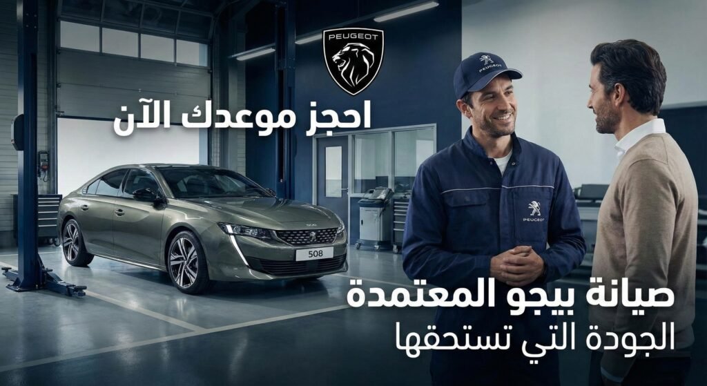 رقم حجز صيانة بيجو