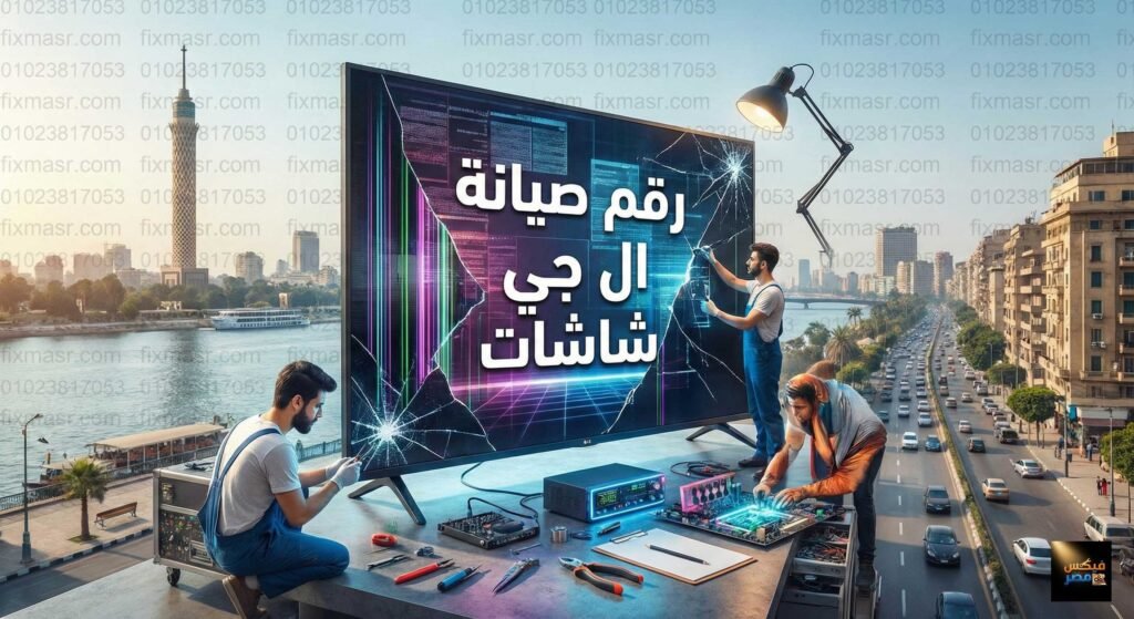 رقم صيانة ال جي شاشات