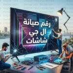 رقم صيانة ال جي شاشات
