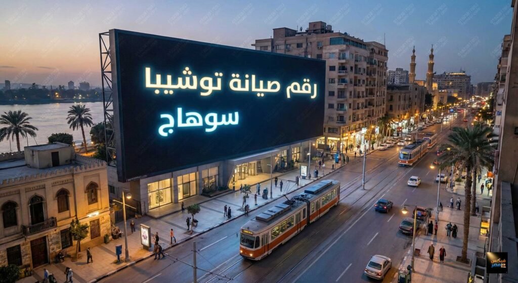 رقم صيانة توشيبا سوهاج