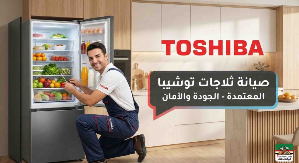 رقم صيانة ثلاجات توشيبا