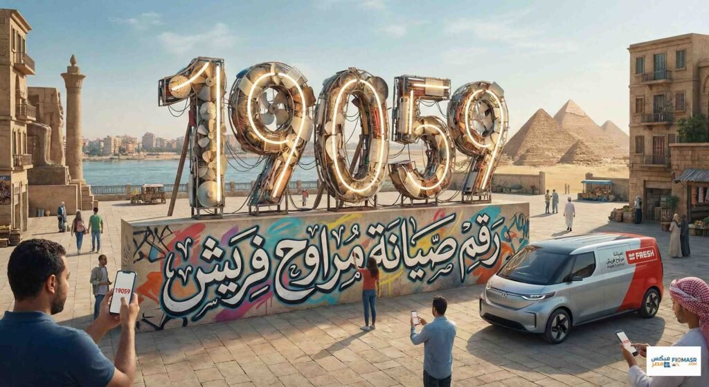 رقم صيانة مراوح فريش
