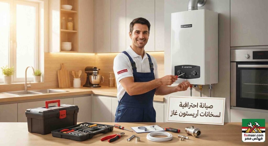 صيانة سخان اريستون غاز