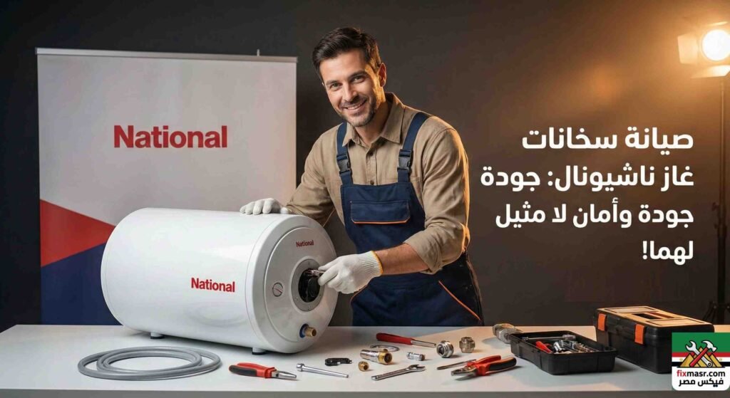 صيانة سخانات غاز ناشيونال