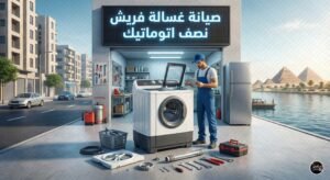 صيانة غسالة فريش نصف اتوماتيك