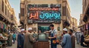 عنوان مركز صيانة شاشات يونيون ار