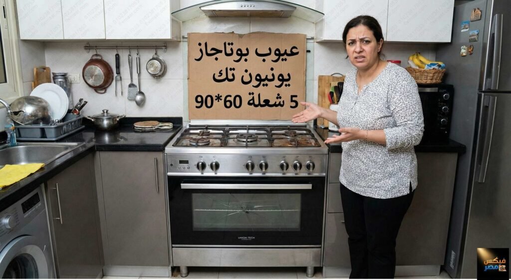 عيوب بوتاجاز يونيون تك 5 شعلة 6090