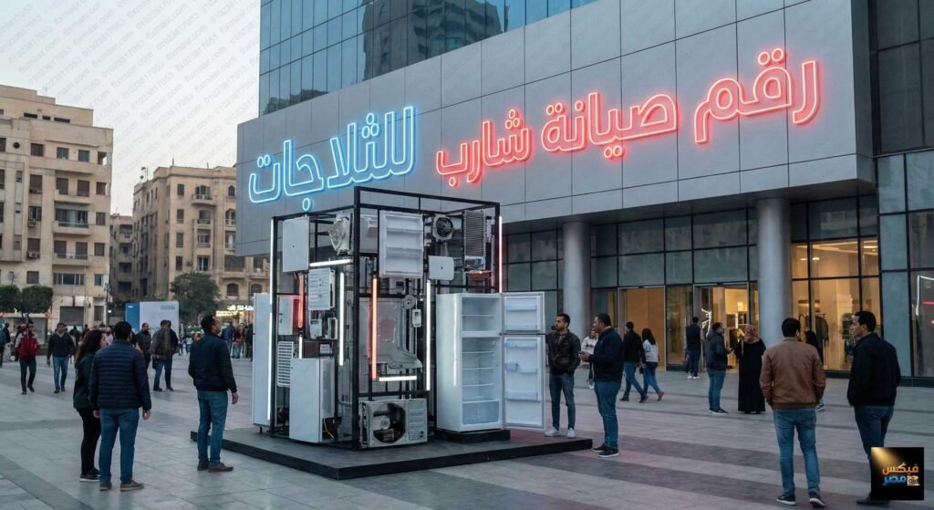 رقم صيانة شارب للثلاجات