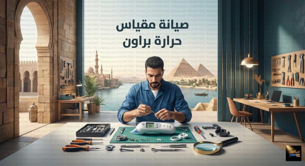 صيانة مقياس حرارة براون