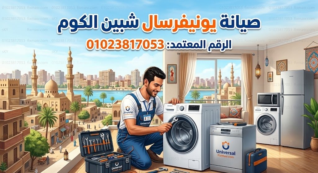 صيانة يونيفرسال شبين الكوم